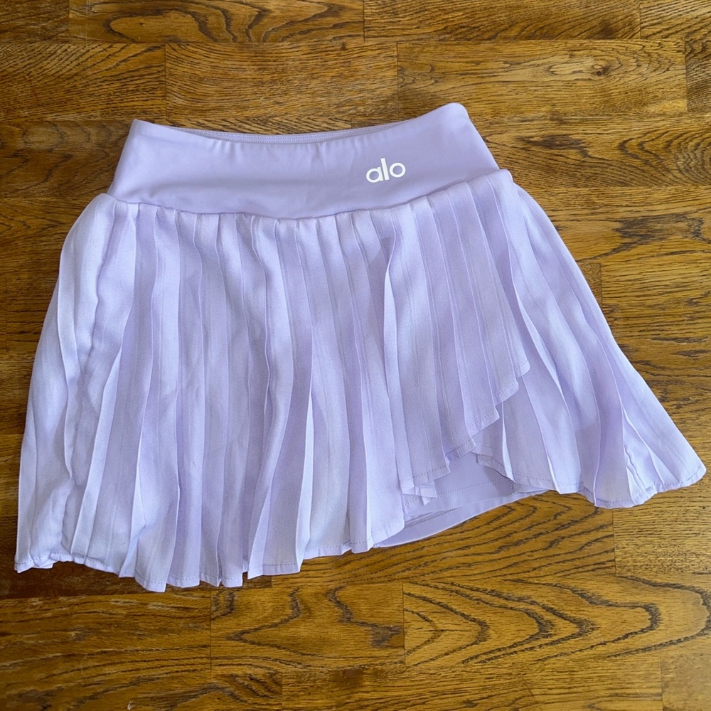 Alo Yoga Lavender Pleated Tennis Skort Athletic Size Small